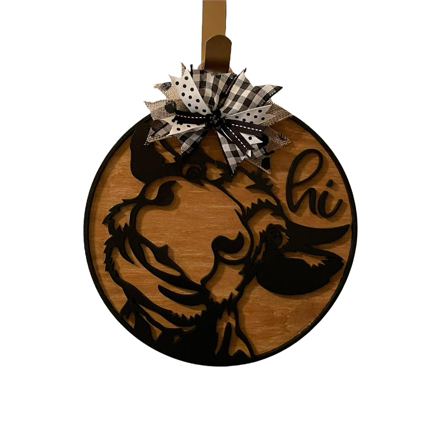 10” Highland Cow Sign