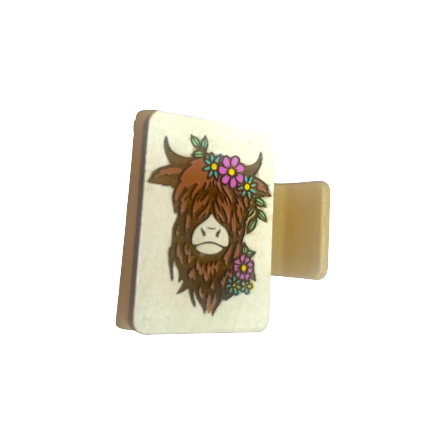 Highland Cow Hair Clip