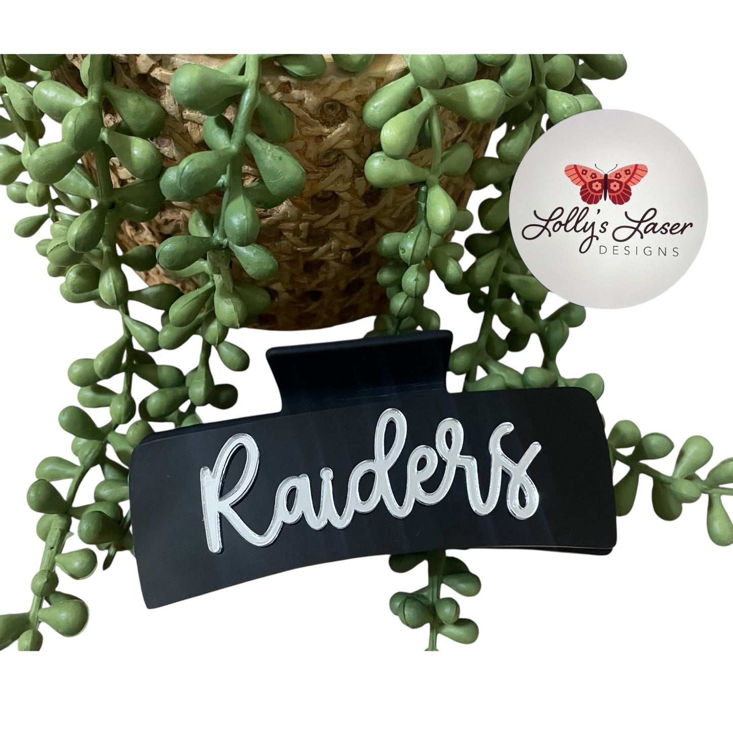 Raiders Hair Clips