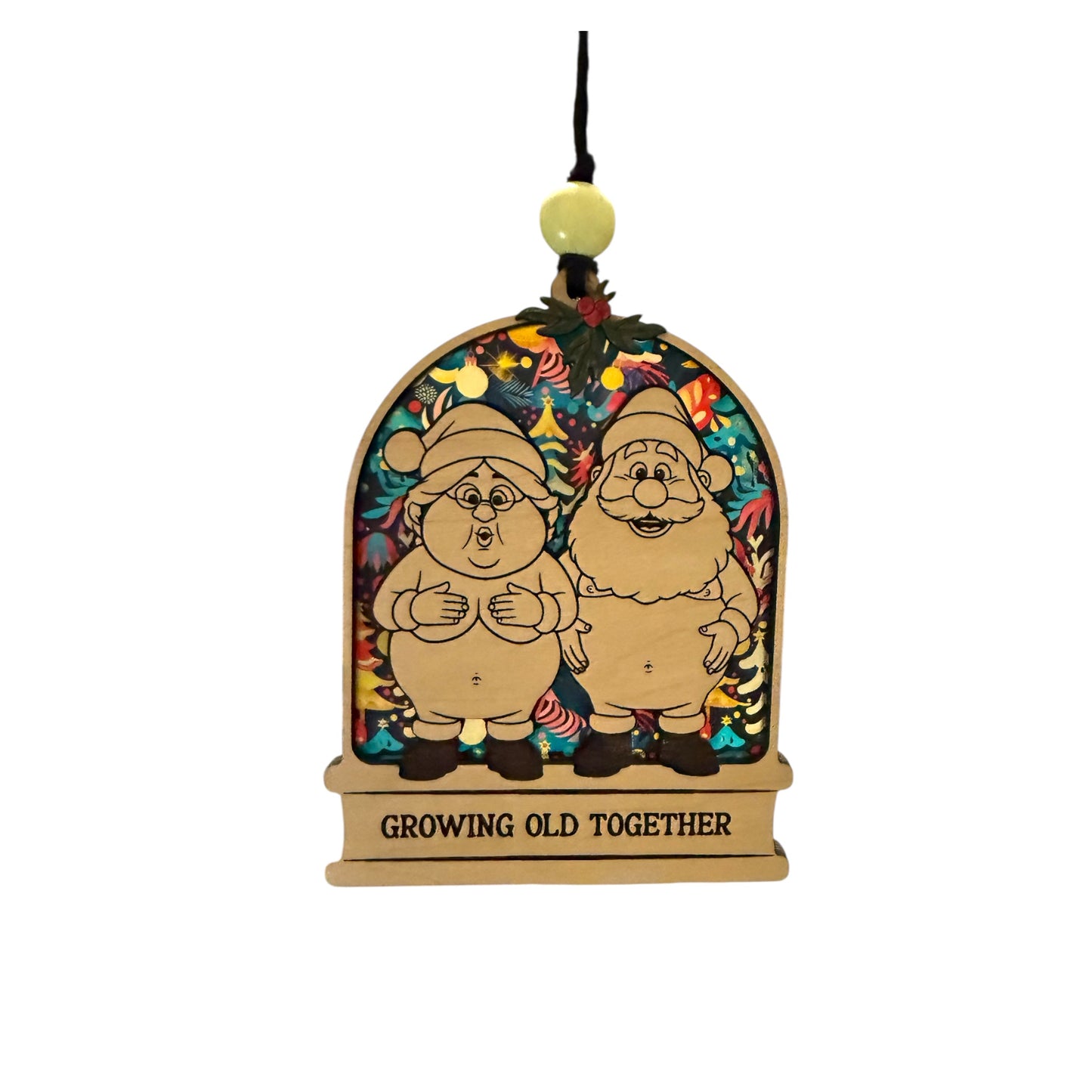 Growing Old Together Ornament
