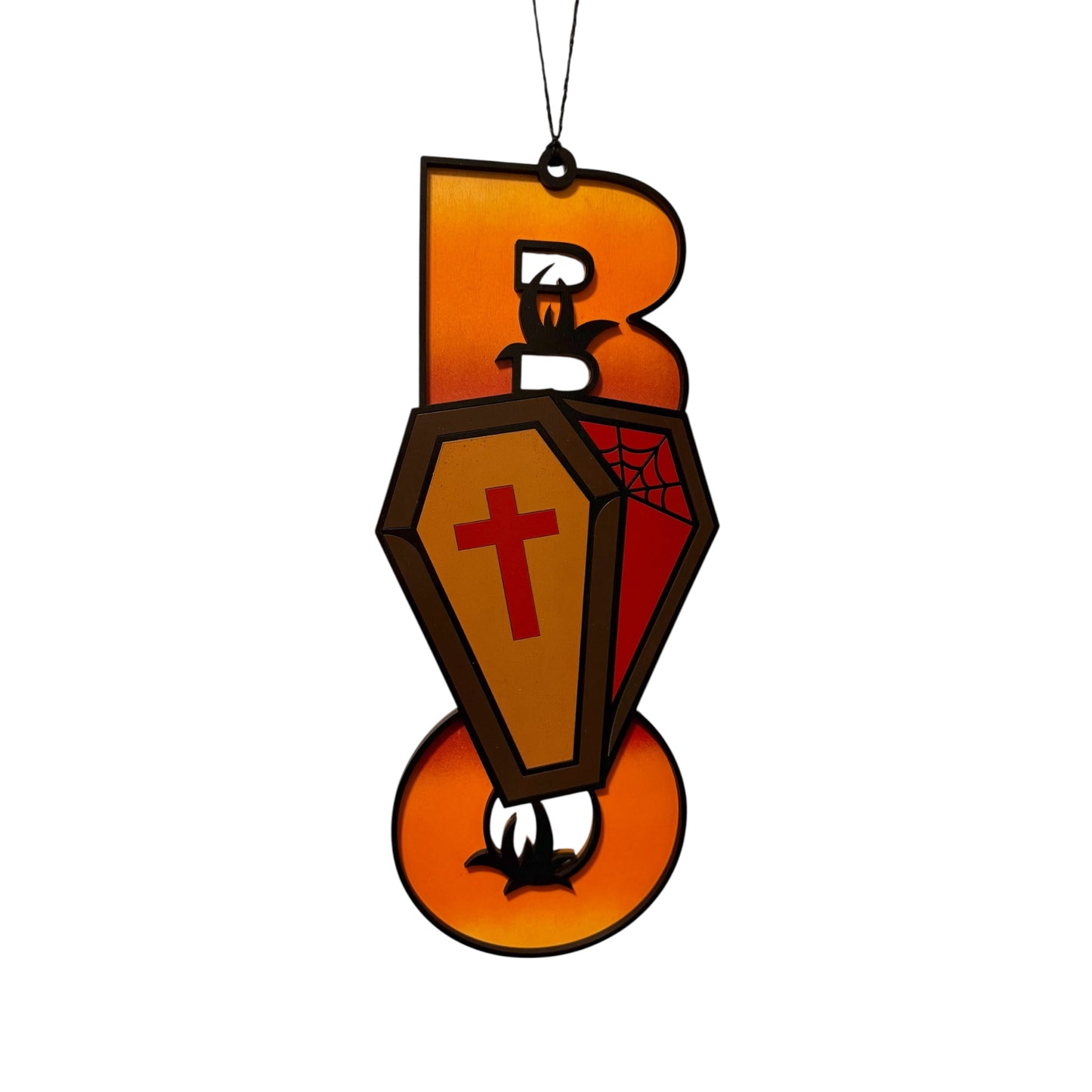 Boo Coffin Door Sign