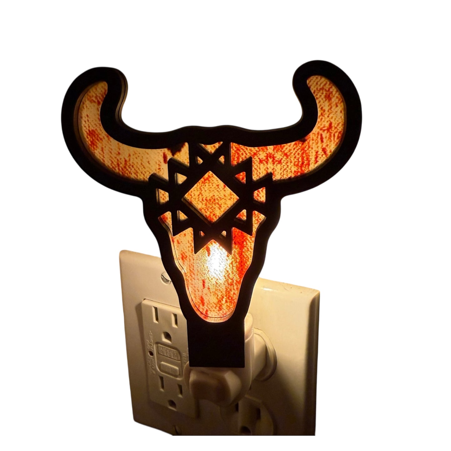 Cow Head Night Light