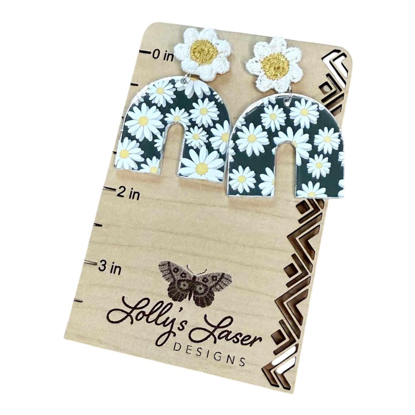 Daisy Arch Stud Dangles