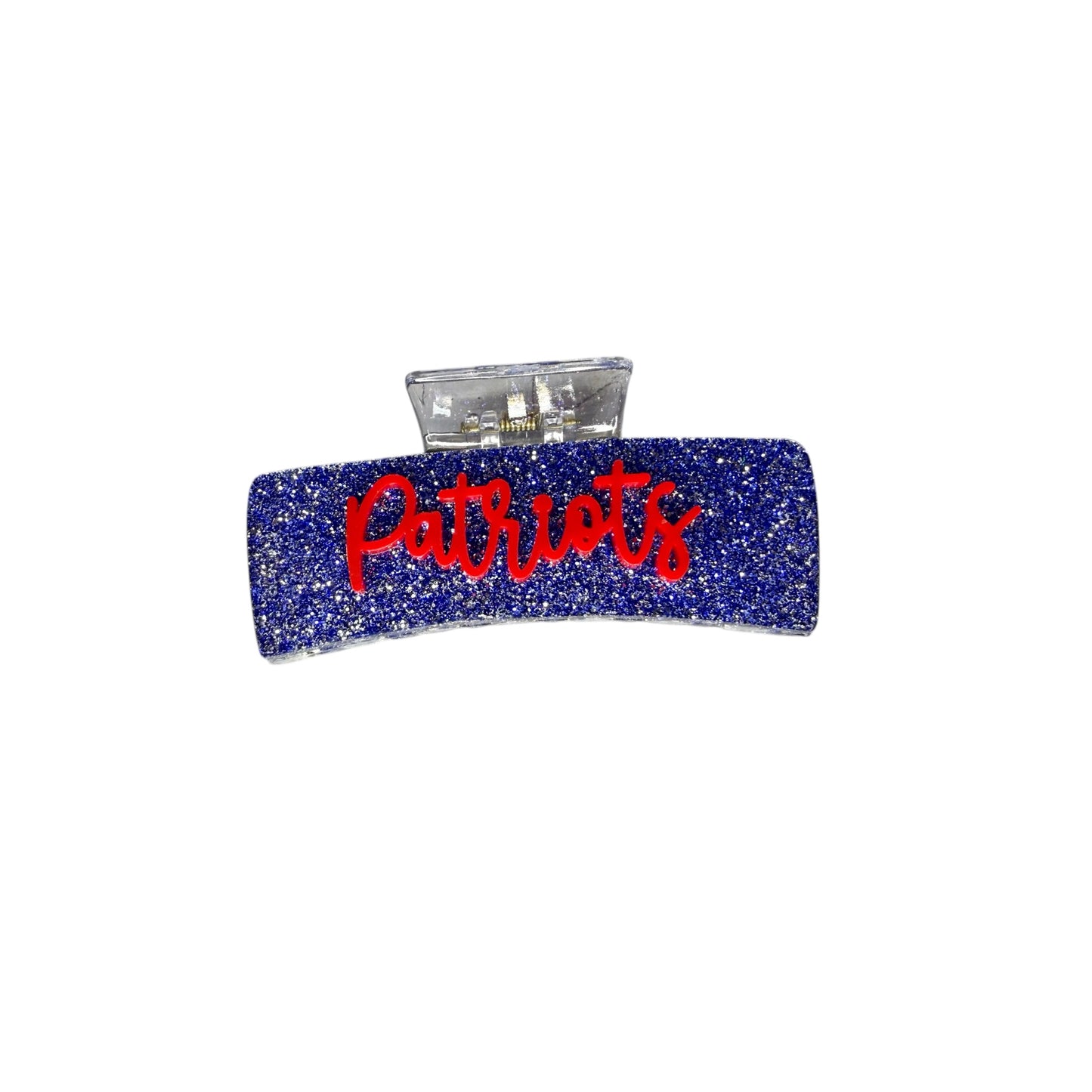 4” Patriots Hair Clip