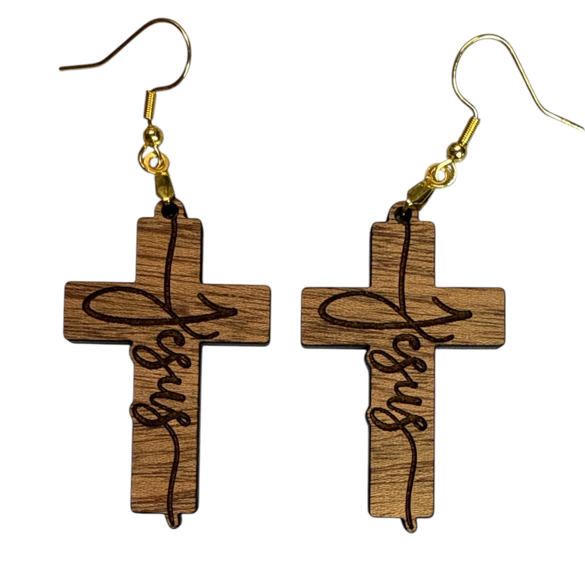 Jesus Cross Earrings