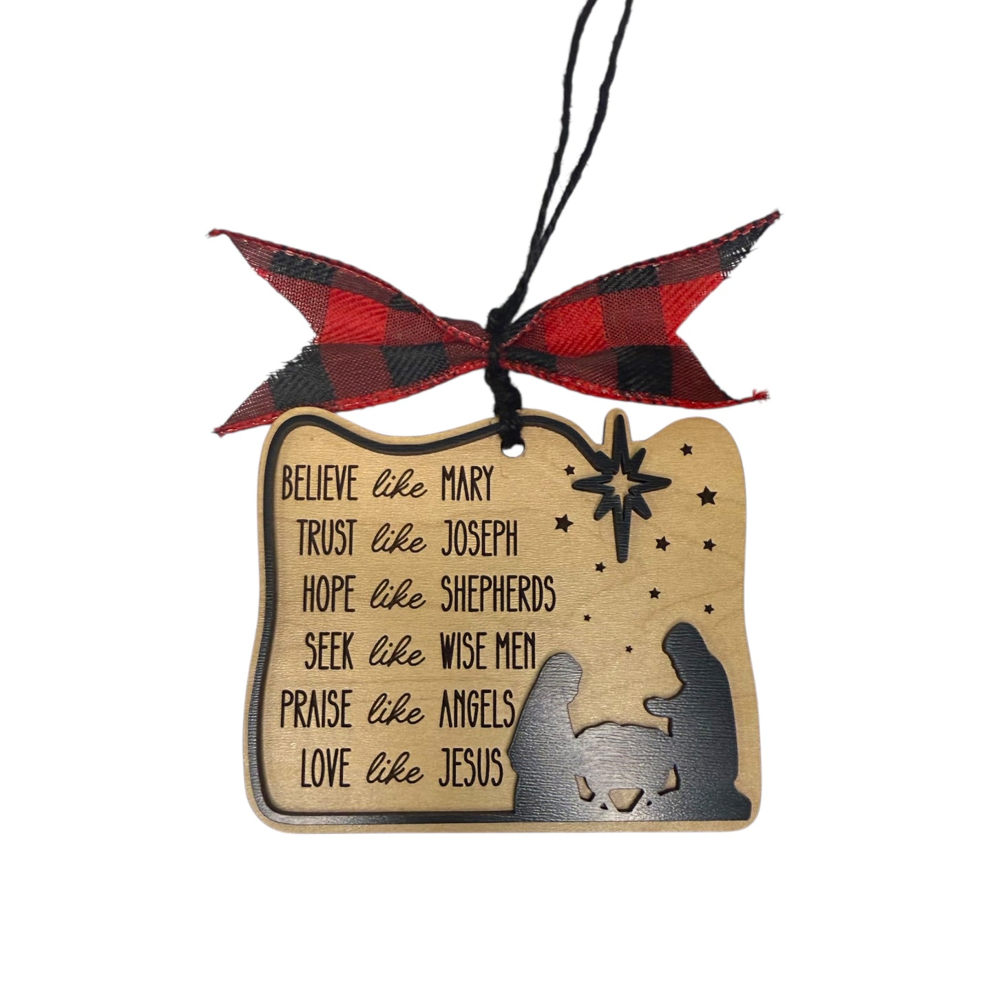 Love Like Jesus Manger Ornament