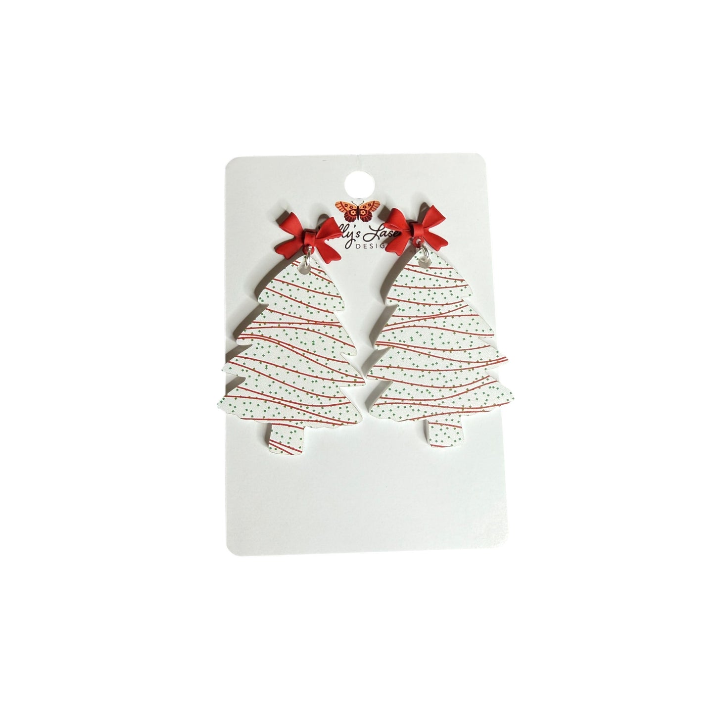 Christmas Cake Earrings