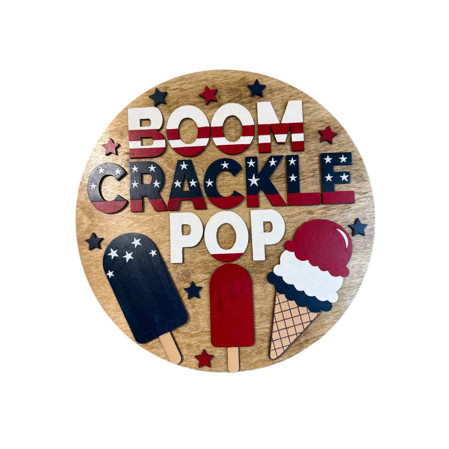 14” Boom Crackle Pop Sign