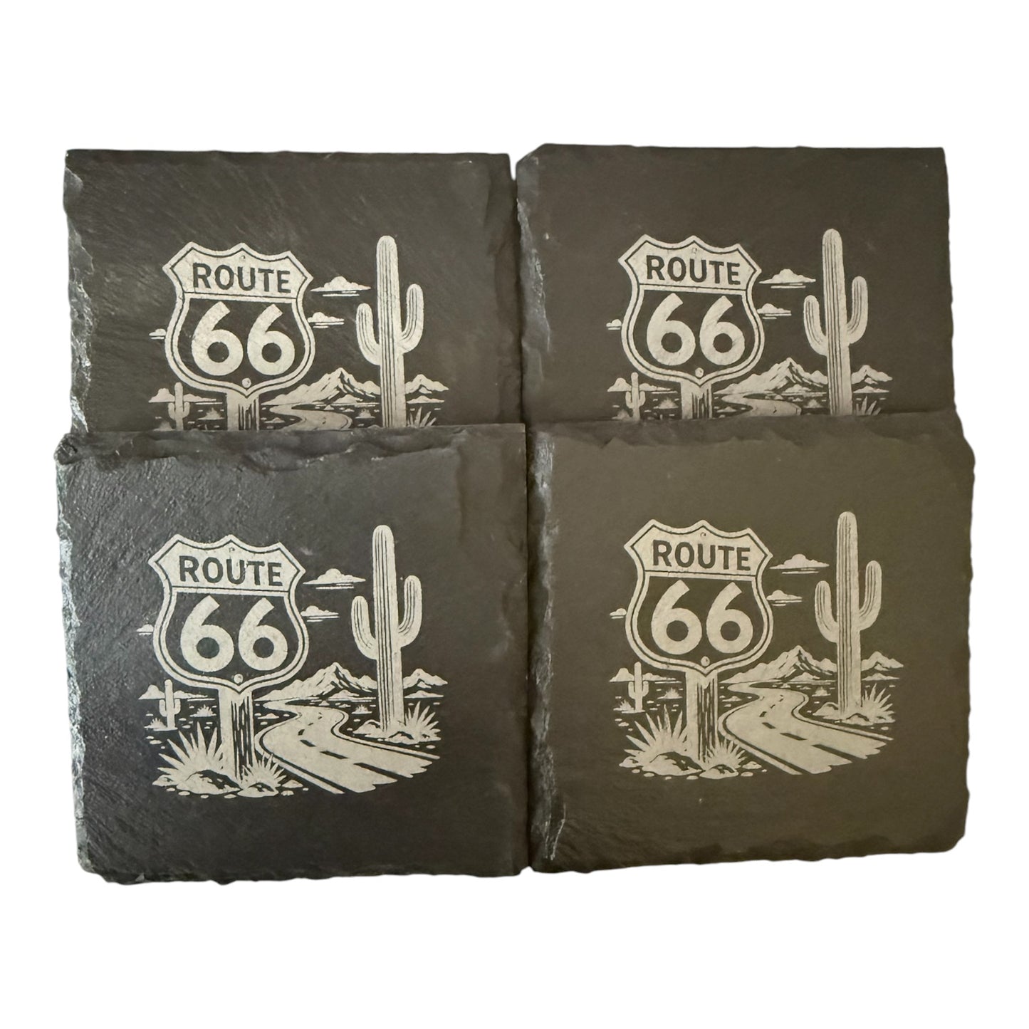 Route 66 Cactus Ornaments