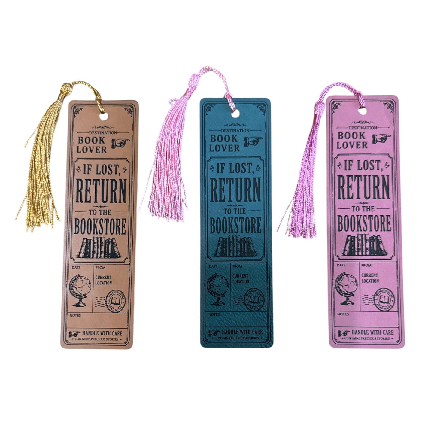 Leatherette Bookmarks
