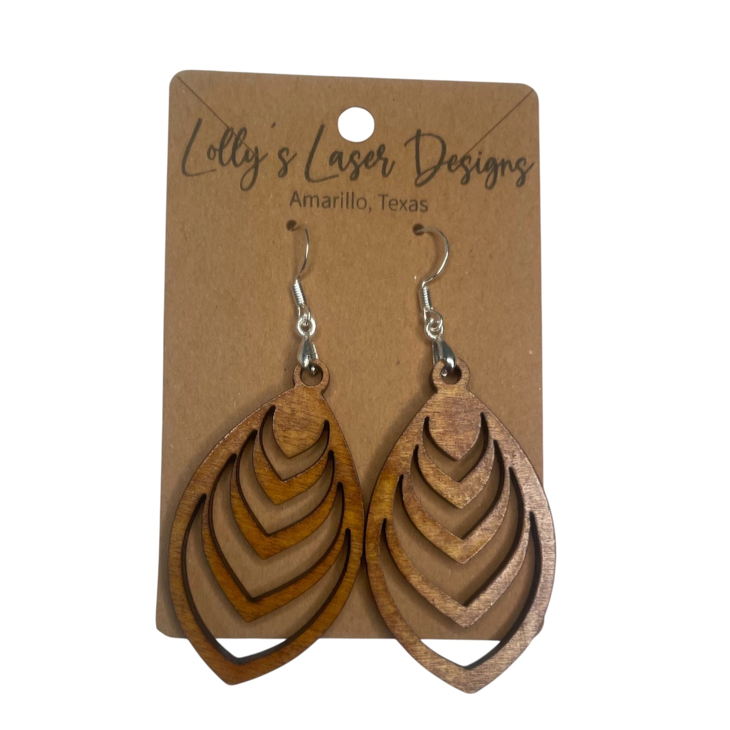 Leaf Feathered Earrings