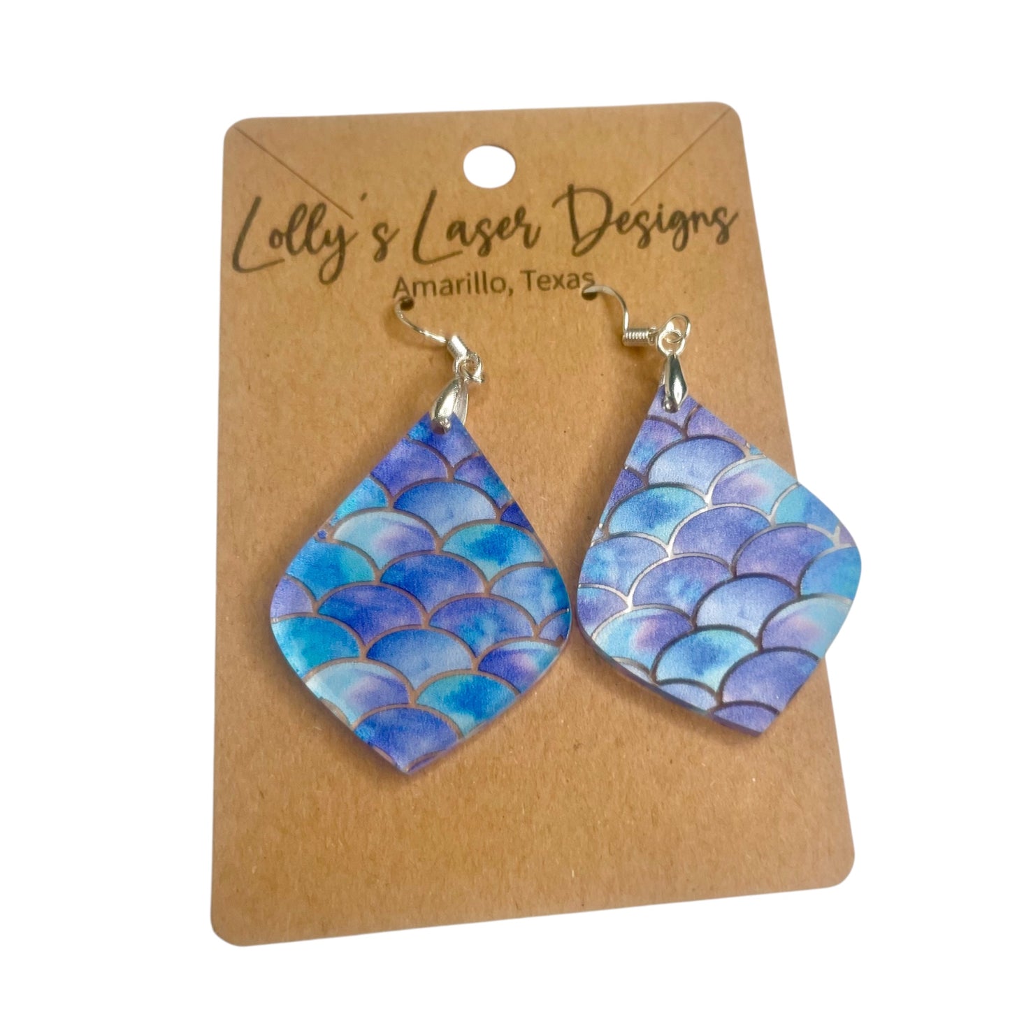 Mermaid Teardrop Earrings