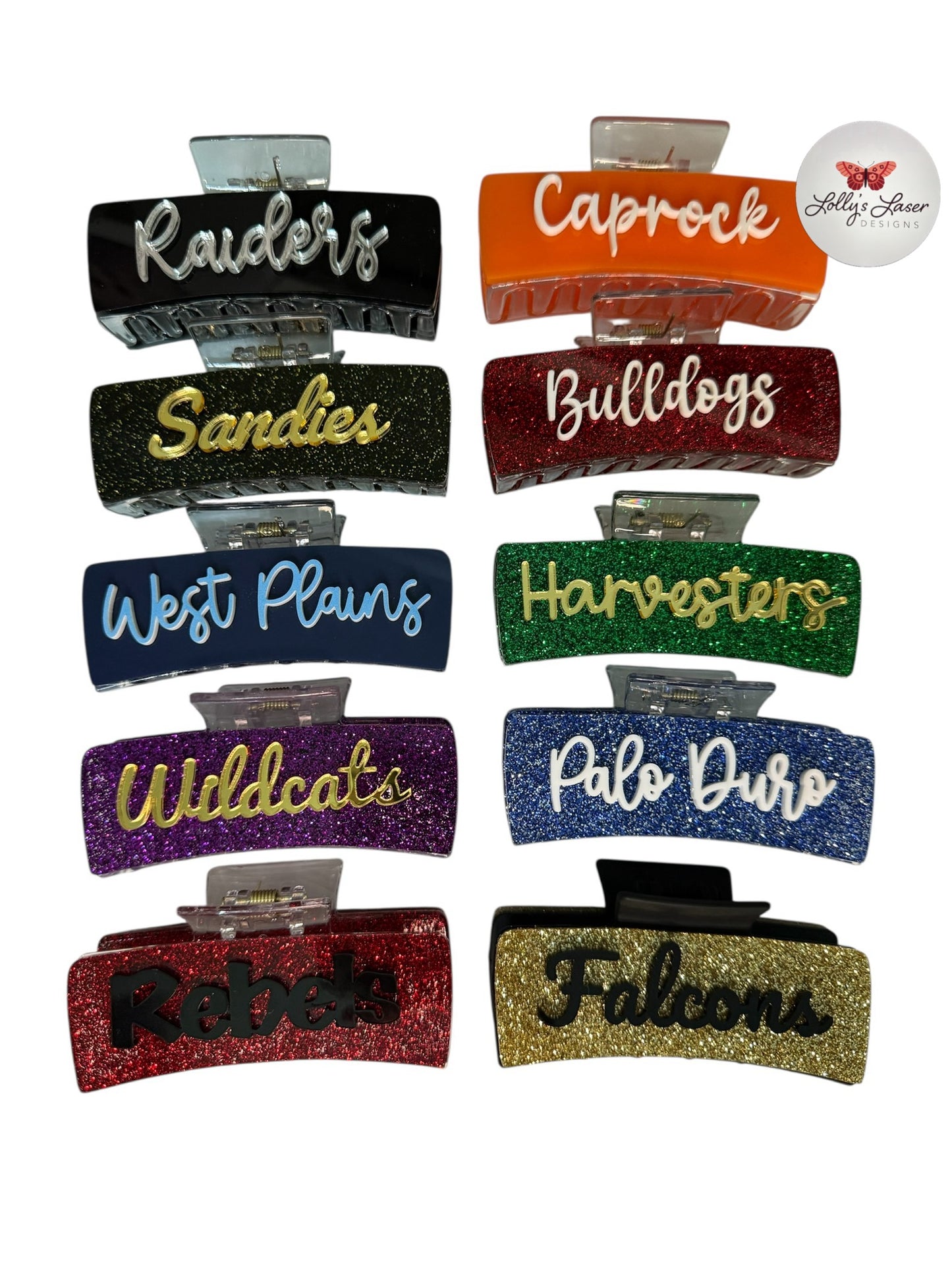 You Personalize It! 4” Hair Clip