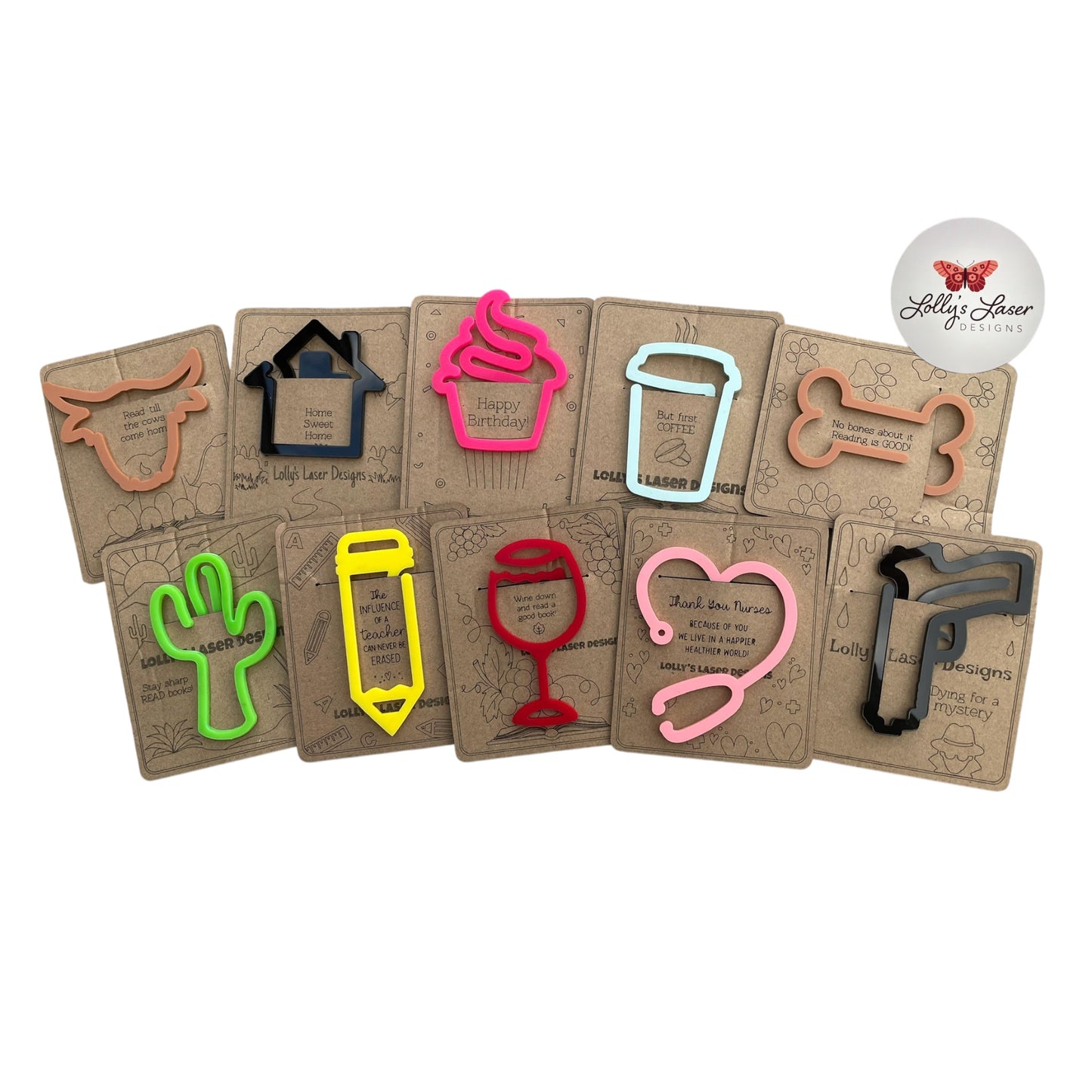 Acrylic Bookmark/Bag Clip