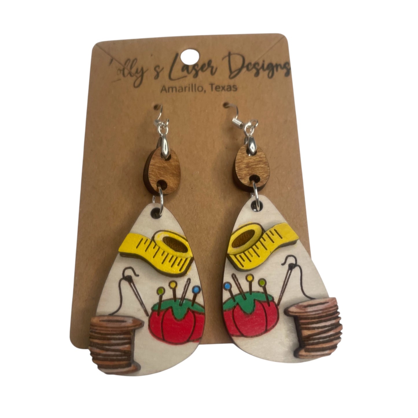 Sewing Dangle Earrings