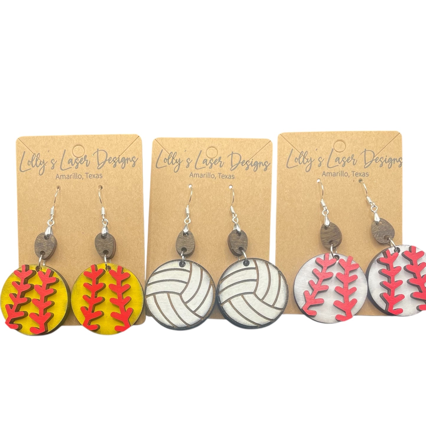 Sports Dangle Earrings