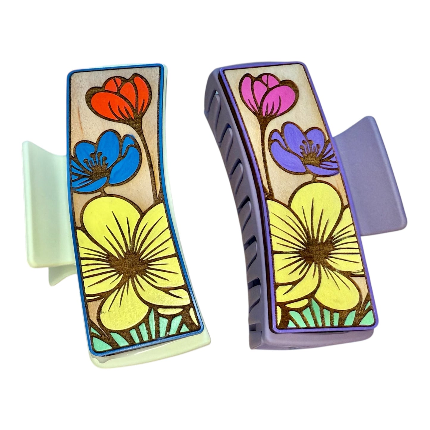 Spring Flowers Hair Clip