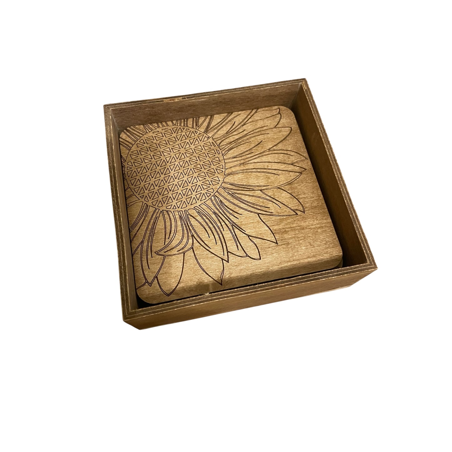Sunflower Coaster (with box)
