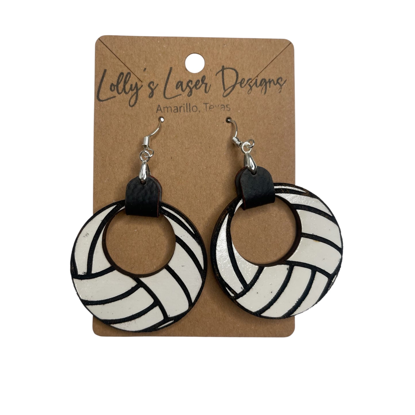Volleyball Hoop Earrings