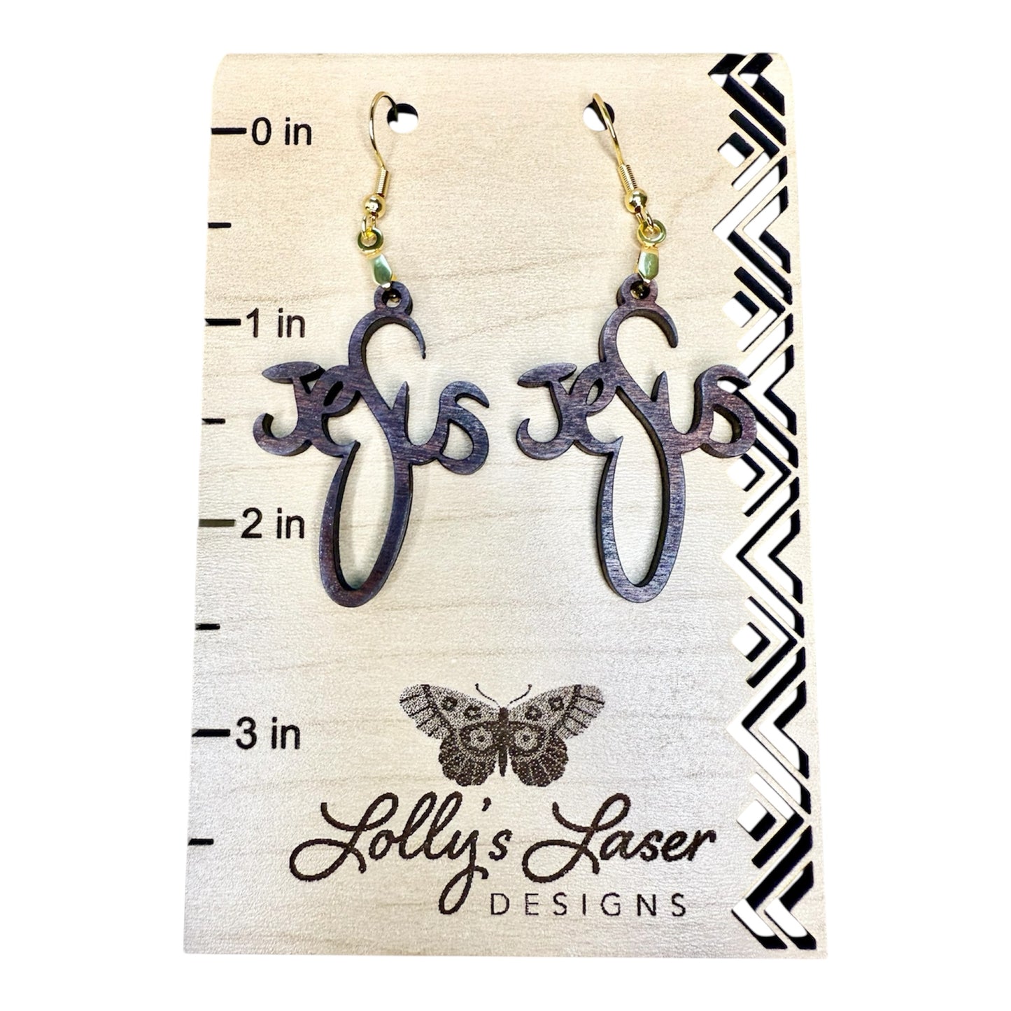 Jesus Dangle Earrings