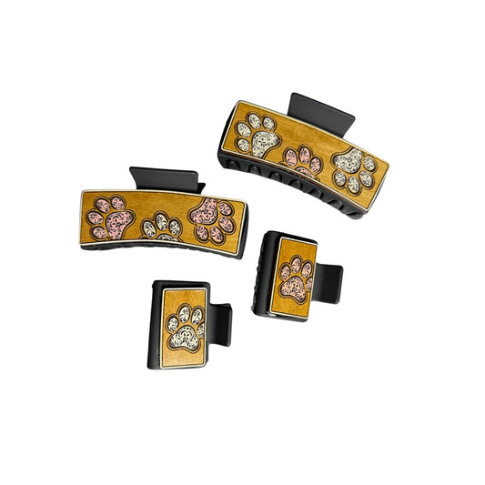 Paw Print Hair Clip