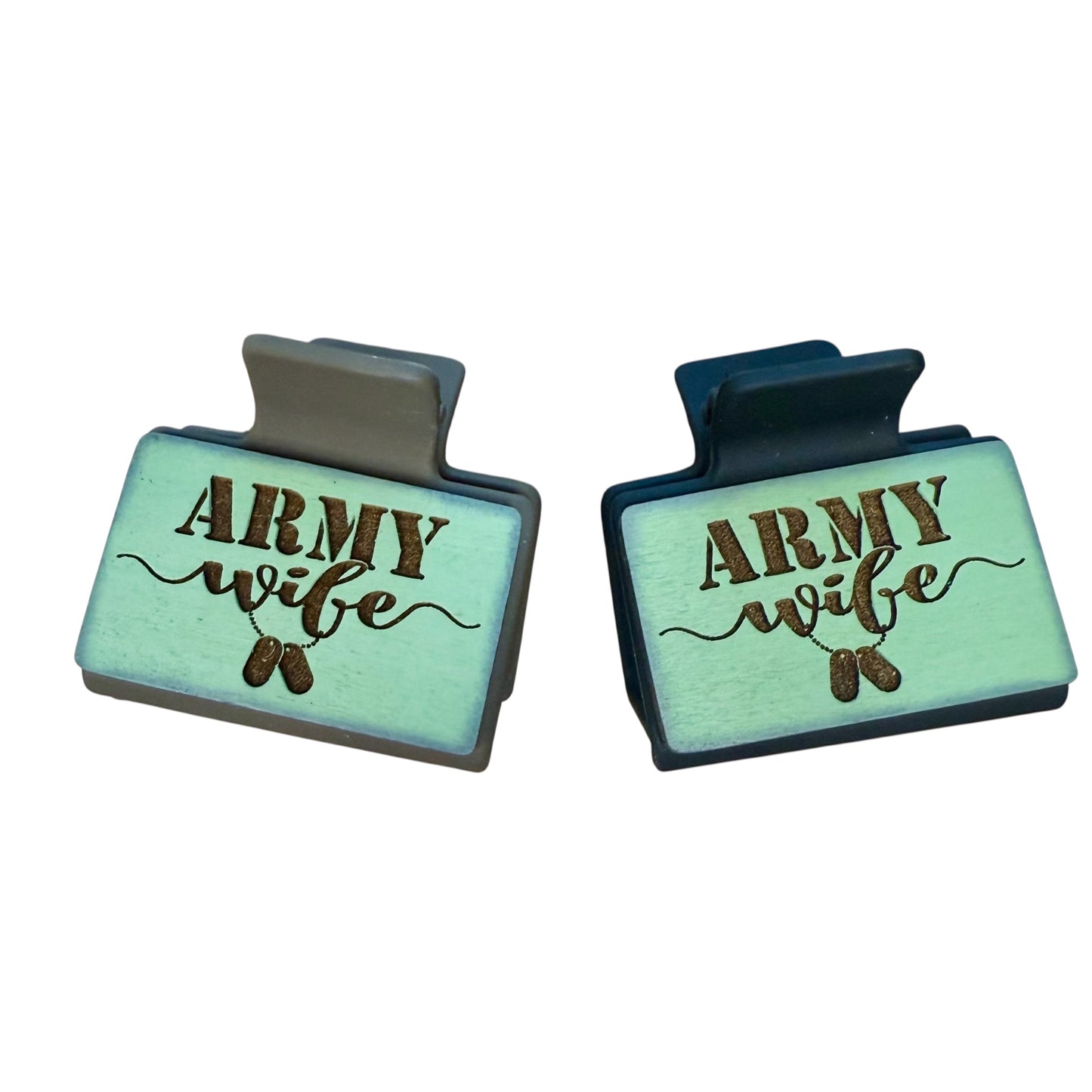 2” Army Wife Hair Clip