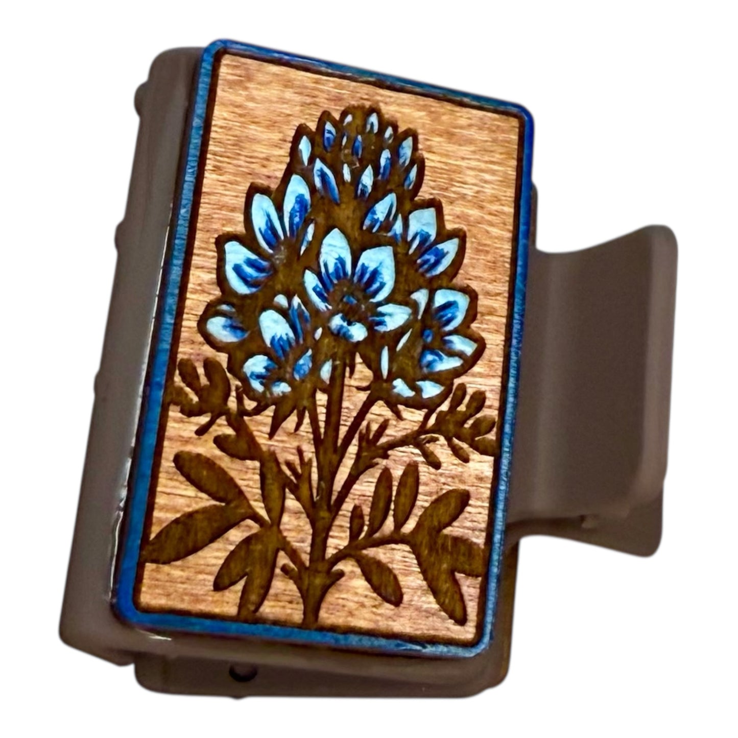 Texas Bluebonnet Hair Clip