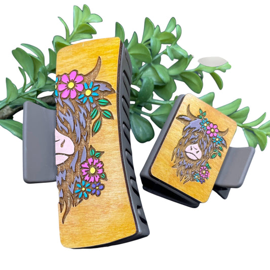 Highland Cow Hair Clip