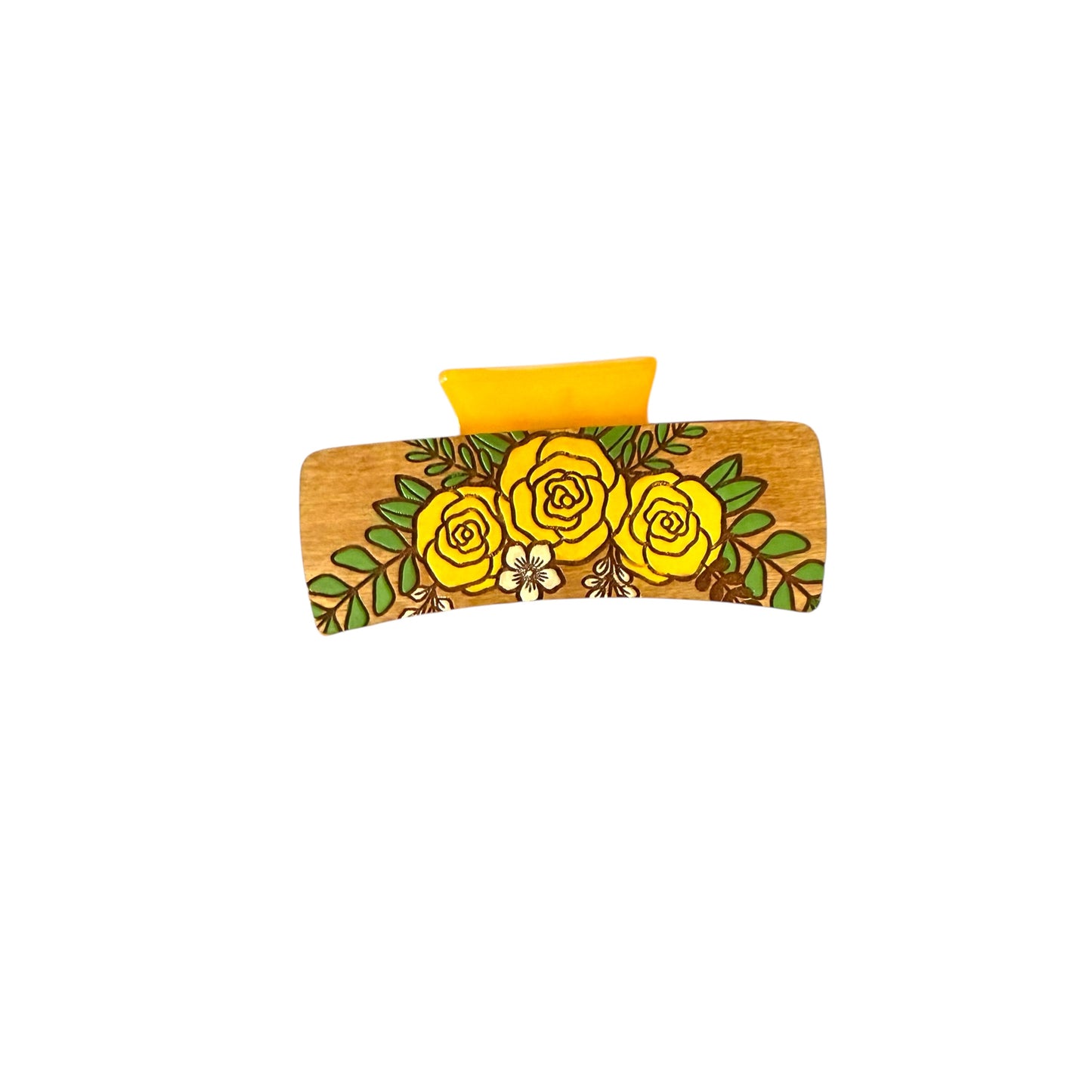 4” Rose Trio Hair Clip