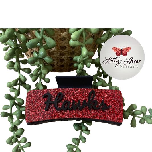 Hawks 4” Claw Hair Clip