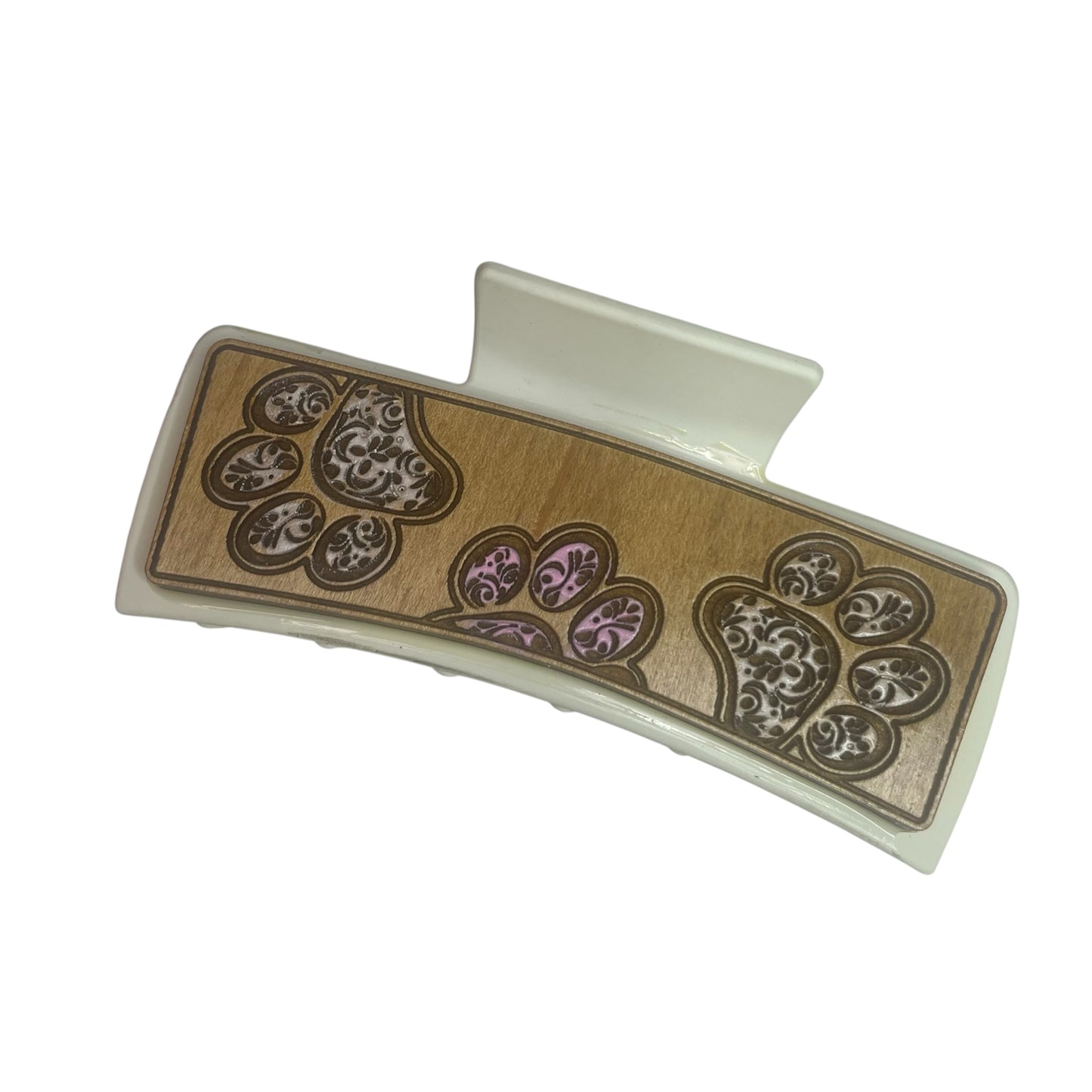 Paw Print Hair Clip