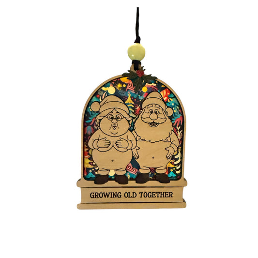 Growing Old Together Ornament