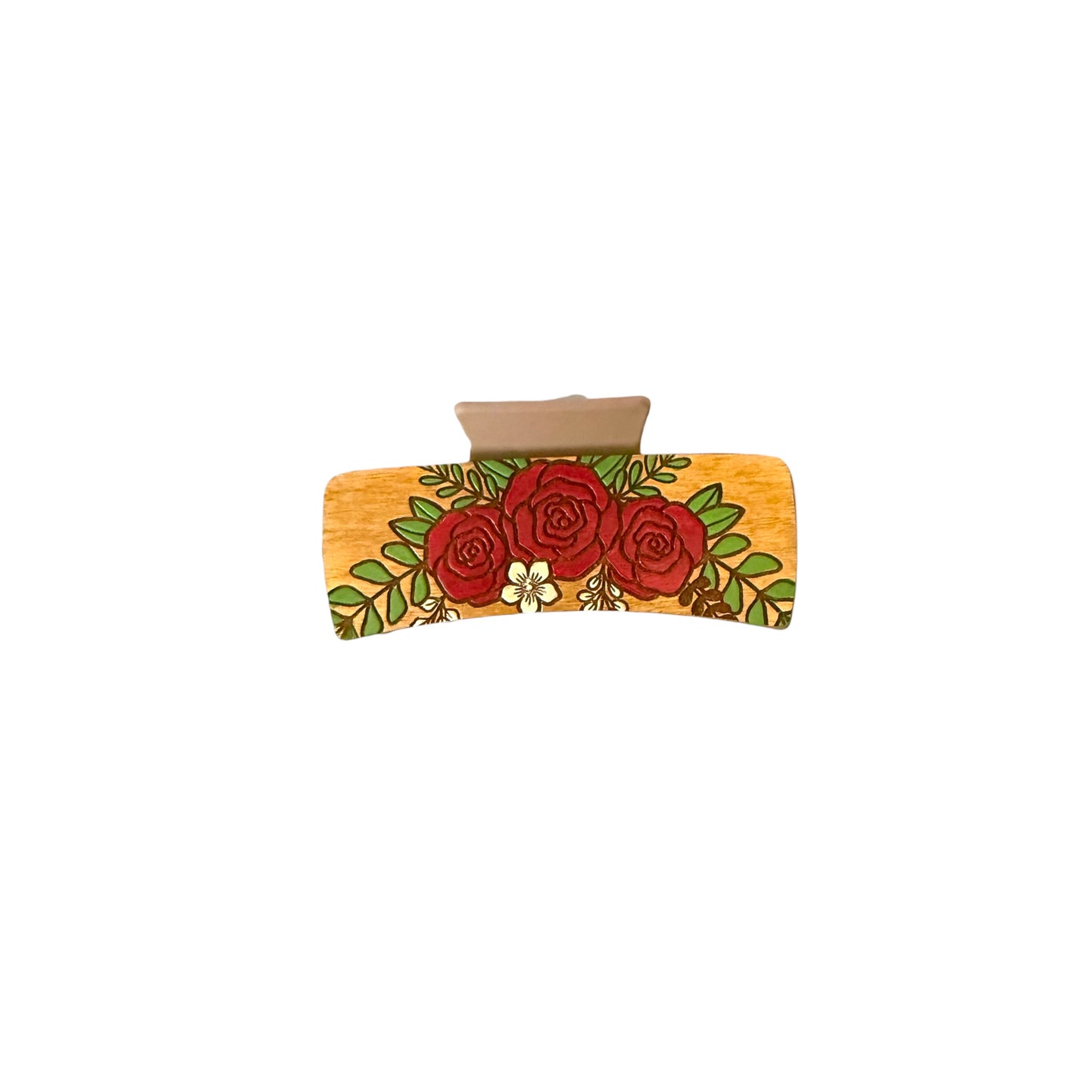 4” Rose Trio Hair Clip
