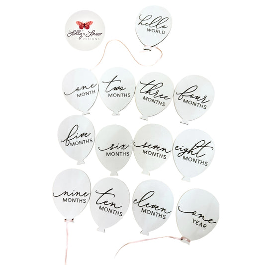 Balloon Baby Milestones