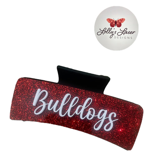 Borger Bulldogs 4” Claw Clip