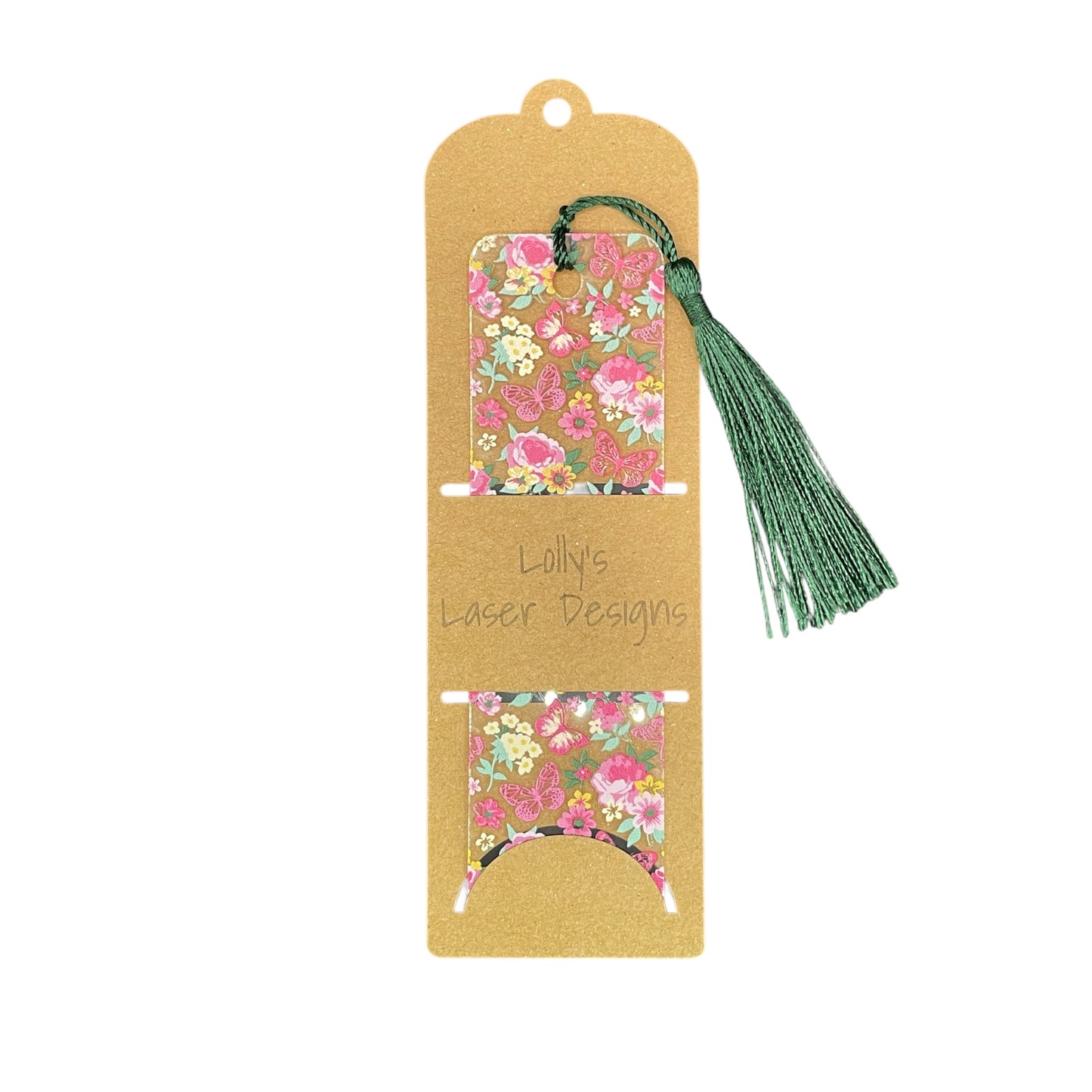 Butterflies and Flowers Bookmark