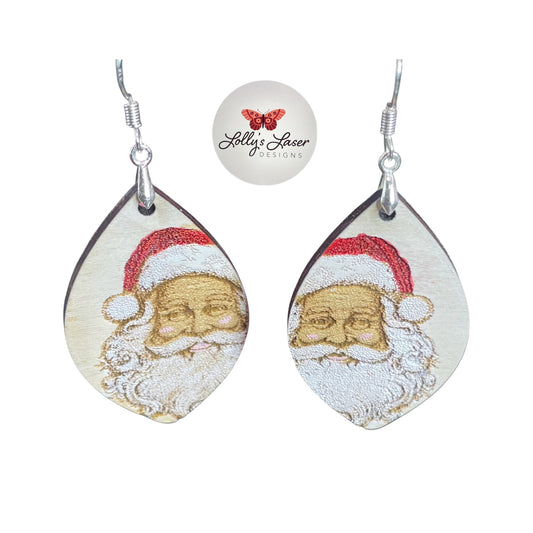 Christmas Santa Claus Dangle Earring