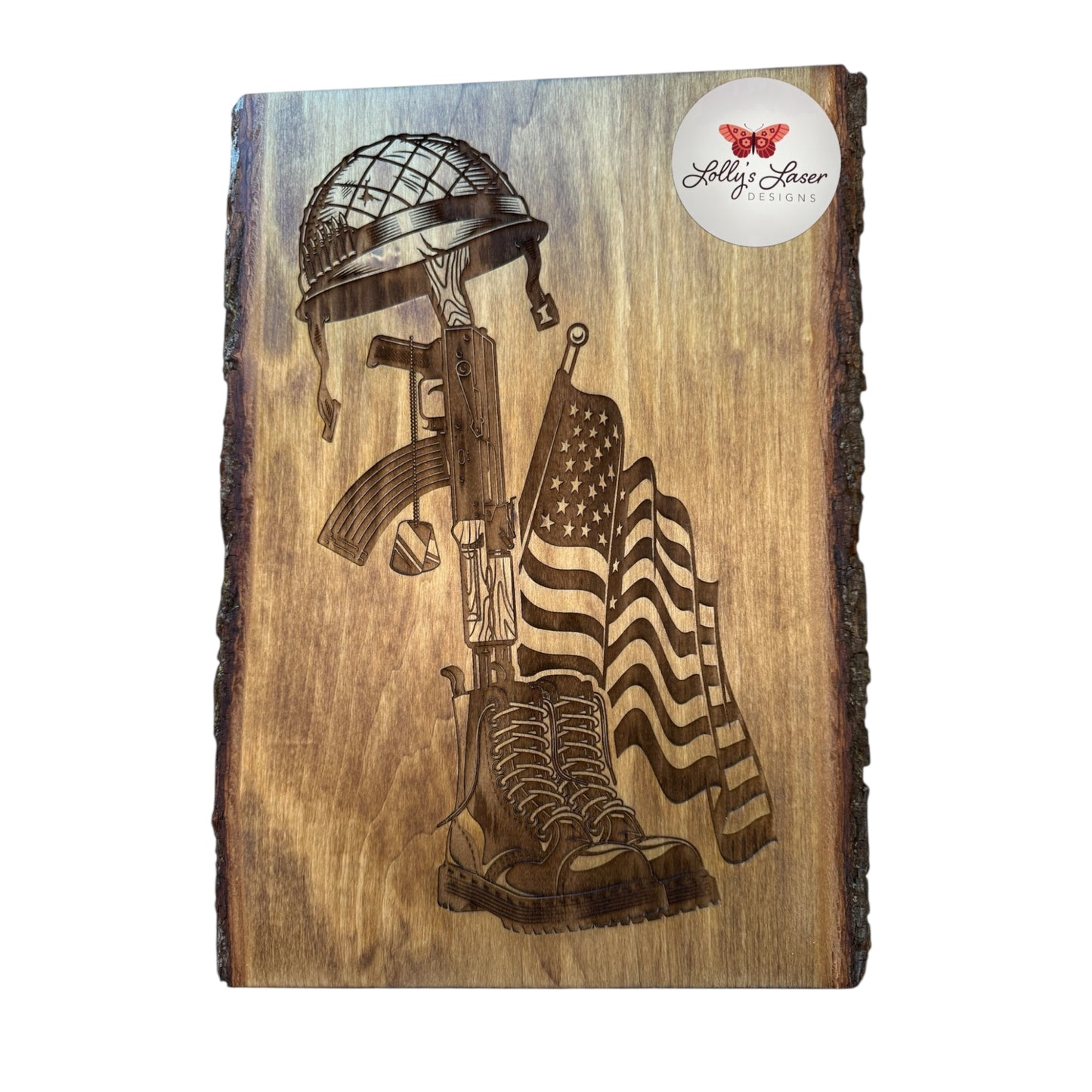 Fallen Soldier Tribute Plaque