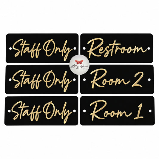 Custom Facility Door Signs