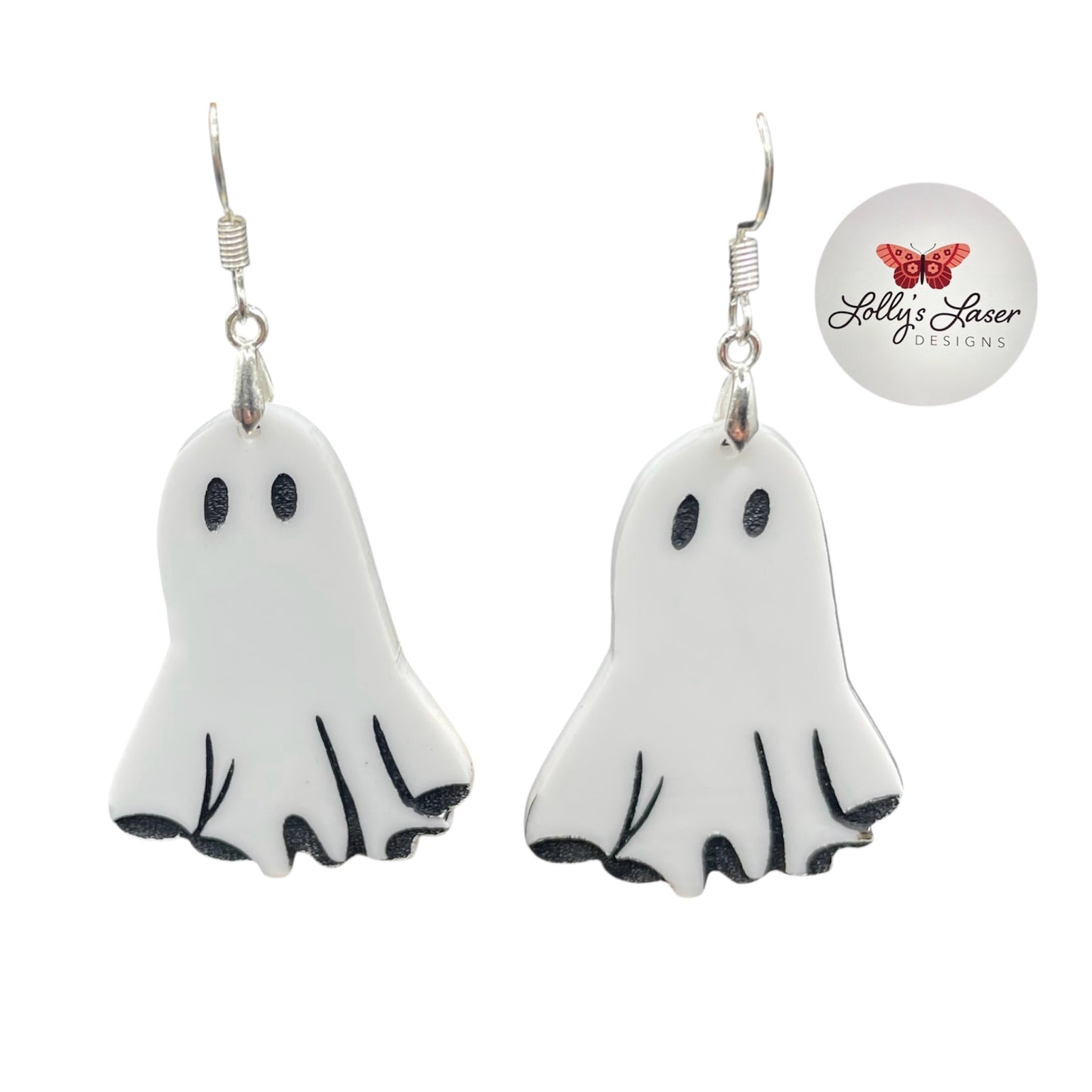 Ghost Spooky Dangle Earrings