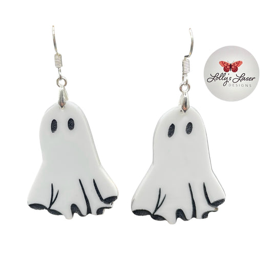 Ghost Spooky Dangle Earrings
