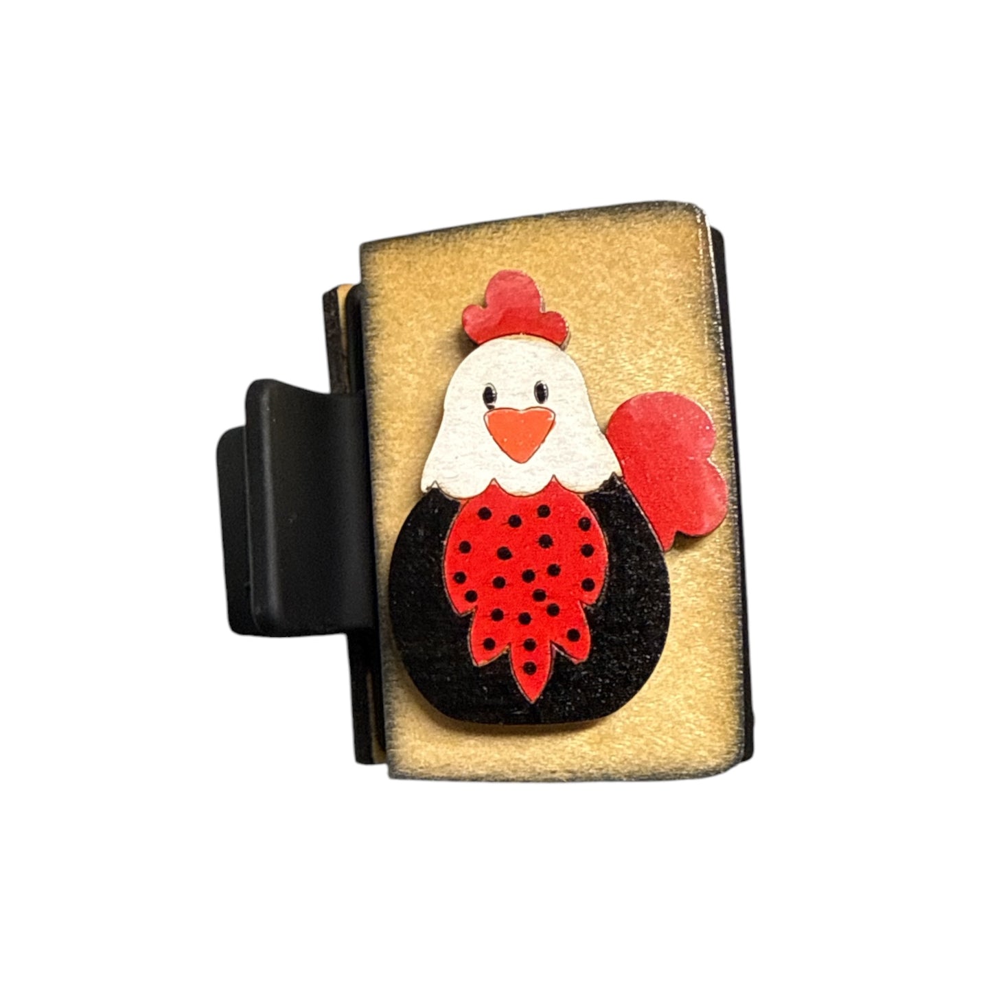2” Chicken Hair Clip