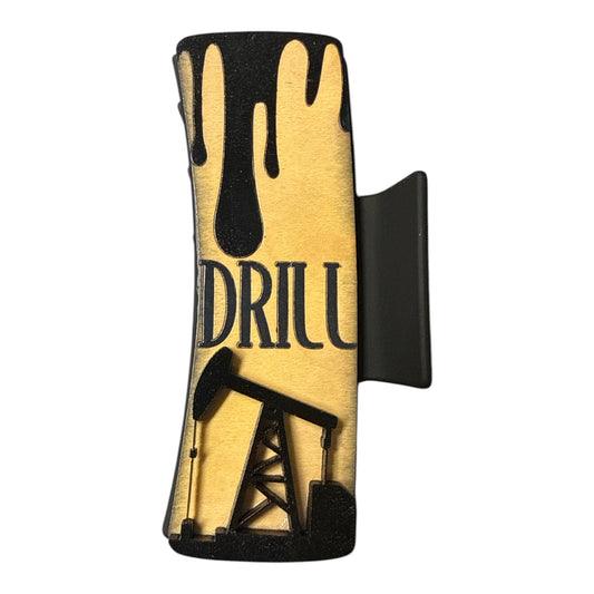 4” Drill Derrick Hair Clip