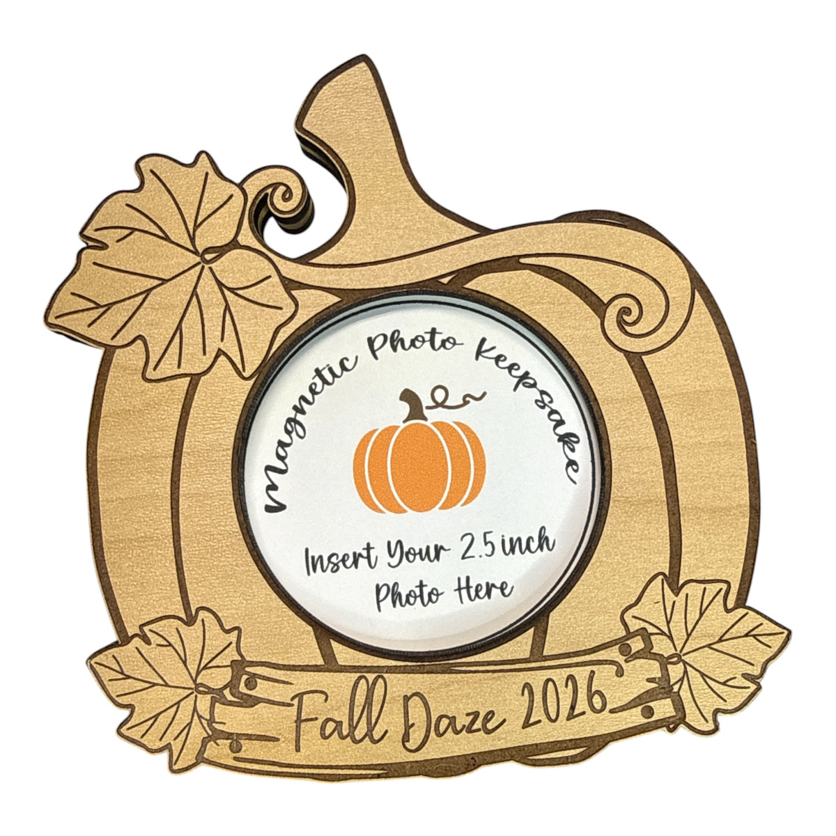 Fall Daze Magnetic Photo Keepsake