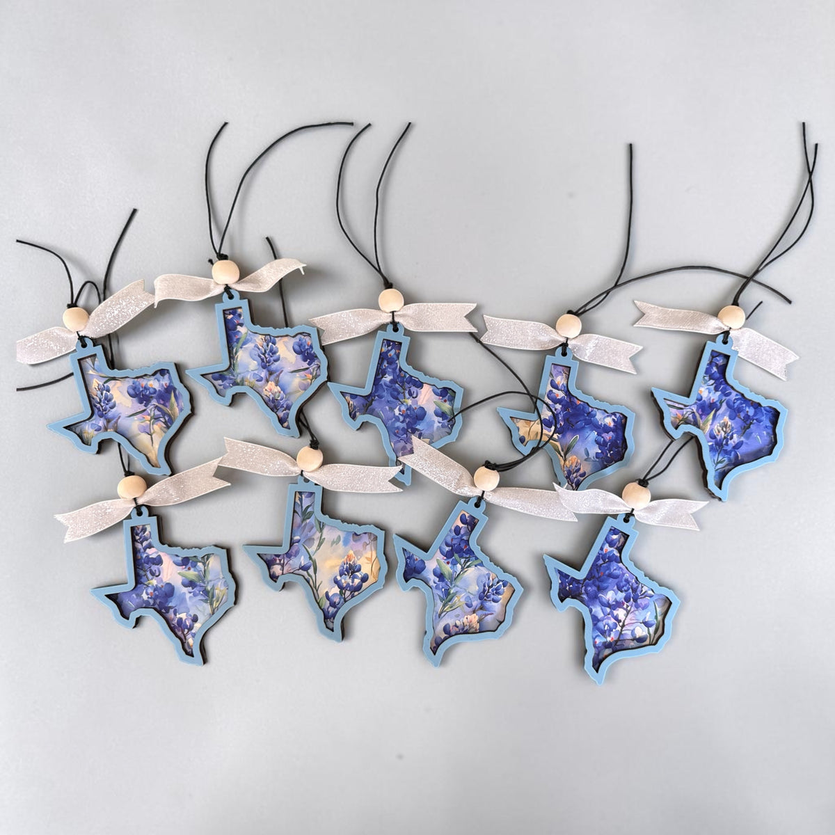 Texas Bluebonnet Car Charm