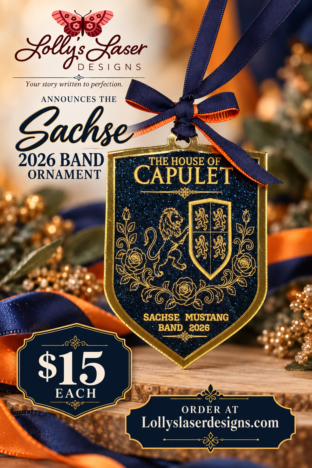 2026 Sachse Band Ornament