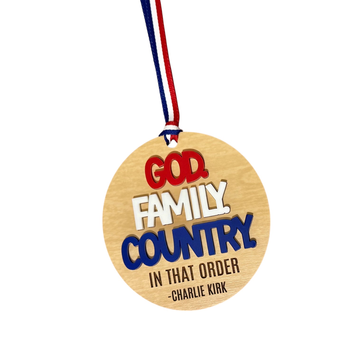 God Family Country Ornament