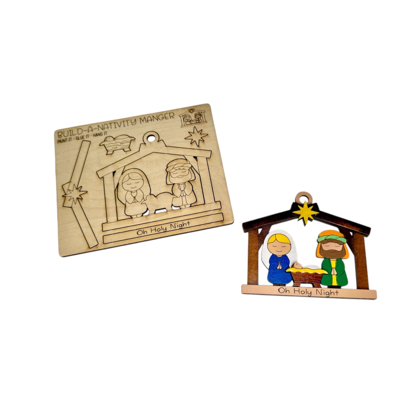 Build a Nativity Manger Ornament