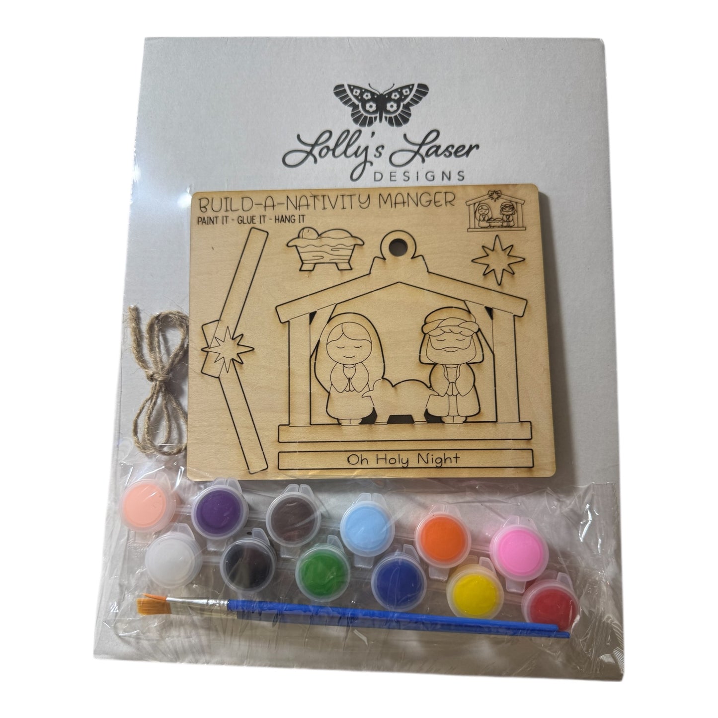 Build a Nativity Manger Ornament