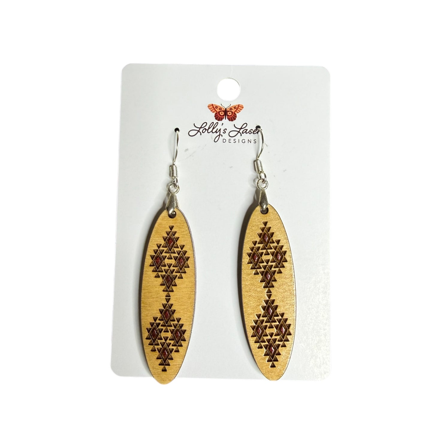Aztec Dangle Earring